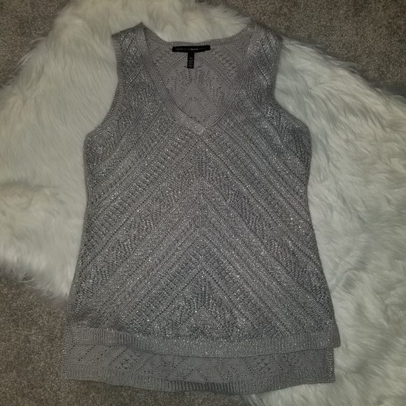 White House Black Market Crochet Tank~xs - Picture 7 of 12